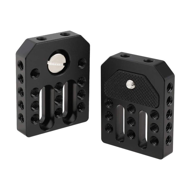 CAMVATE Universal Base Plate with 1/4" Threads Mount for Director's Monitor Cage Kit (2 Pieces) - 2307 - Image 5